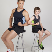 Kids Accelerator Cool-Dry Singlet
